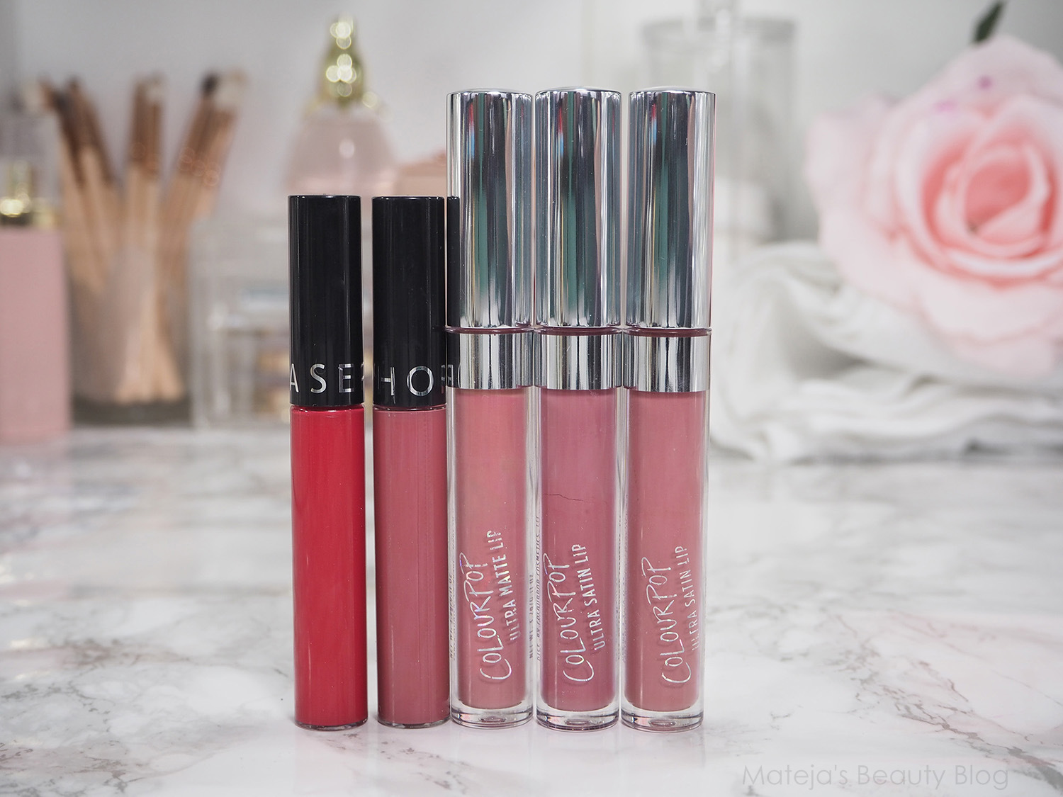 Sephora Cream Lip Stains 03 and 13 Mateja's Beauty Blog Bloglovin’